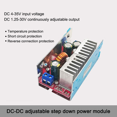 160W 8A DC DC Step Down Buck Converter 4V-32V เป็น 1.2V-30V โมดูลไฟฟ้าปรับได้ โบด Mount สําหรับรถยนต์