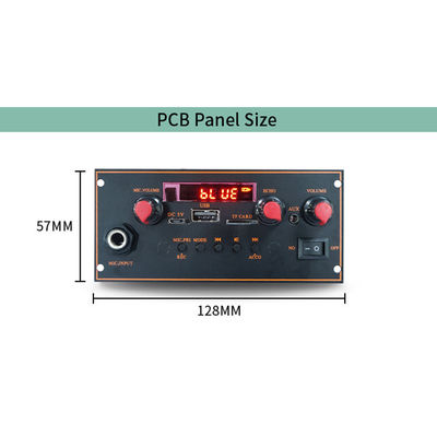 2x10W 3.7V True Stereo Bt Trolley Stereo Motherboard MP3 Decoder Amplifier Board พร้อมฟังก์ชันไมโครโฟน