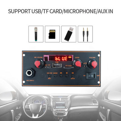 2x10W 3.7V True Stereo Bt Trolley Stereo Motherboard MP3 Decoder Amplifier Board พร้อมฟังก์ชันไมโครโฟน