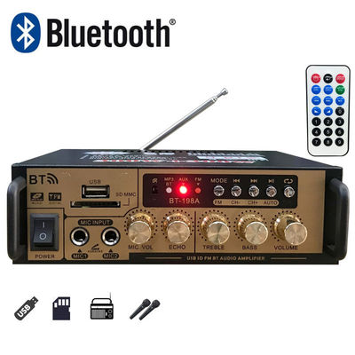 โฮมออดิโอ แอมพลิเฟอร มินิ 12 วอลต์ไร้เสีย U Disk Radio 2 ช่อง 2.0 และ BT Board