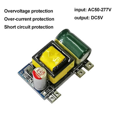 แบอร์ดแปลง AC/DC ที่ติดตั้งมาตรฐาน 700MA 3.5W โมดูลพลังงานสวิทช์แยก 220V AC 5V DC