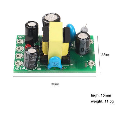 ประเภทการติดตั้งแบบมาตรฐาน AC-DC 110-220V โมดูลไฟฟ้าสวิตชิ่งที่มีพลังงานออก 6W