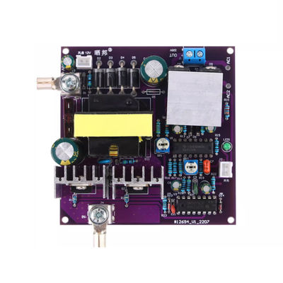 ประเภทการติดตั้งมาตรฐาน 300W Boost Converter 12V ถึง 220VAC 50Hz DC-AC Step-up Inverter