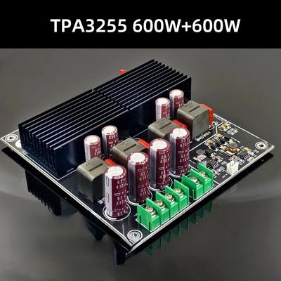 SAMP-200 HIFI Dual Core TPA3255 600W เครื่องขยายพลังงานดิจิตอลประเภท D สําหรับเสียงมืออาชีพ