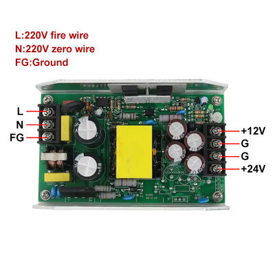 350W 220v การสลับไฟฟ้าสําหรับอัมเปอร์พลังงานดิจิตอล 24V / 14.5A 36V / 9.5A 48V / 7.3A