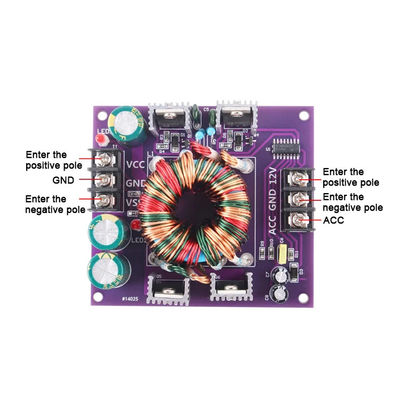 12V ความแรงกดไฟเข้าอุตสาหกรรม DC-DC เครื่องแปลงด้วยการปรับพลังงานแบบ dual power Board Mount Amplifier