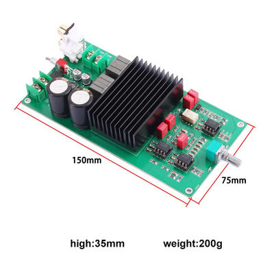 พลังงาน 600W โมโน HIFI บอร์ดเครื่องขยายเสียงดิจิตอลสําหรับเครื่องรับ 2.0 ช่องทางมืออาชีพ