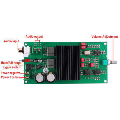 บอร์ดเครื่องขยายเสียงดิจิตอล 600W พร้อมชิป TPA3255 สําหรับระบบเสียงมืออาชีพ 2.0 ช่อง