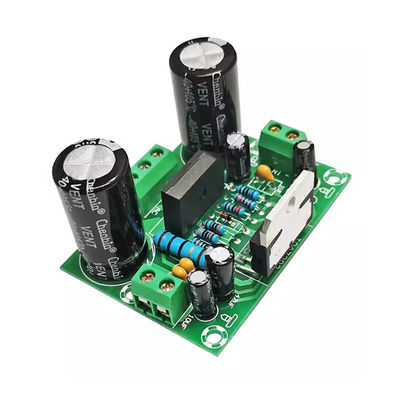 บอร์ดเครื่องขยายเสียงแบบโมโน 100W พร้อมไฟฟ้า AC12-32V แบบคู่สําหรับ 2 ช่อง