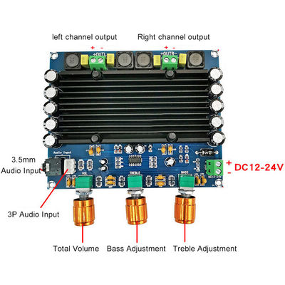 2 ช่อง 150W เครื่องขยายเสียงมืออาชีพ TPA3116D2 บอร์ดเสียงดิจิตอลสําหรับระบบเสียงพลังงานสูง