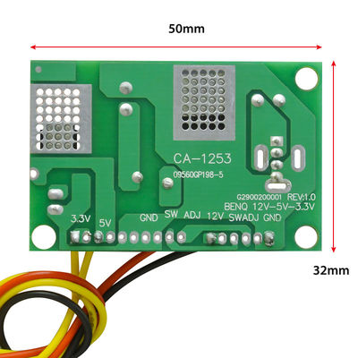 12V ถึง 5V ถึง 3.3V LCD Power Supply Module DC Converter Board พร้อมวงจรบูรณาการ