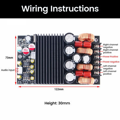 TPA3255 Audiophile 300W Bi-Channel Stereo Module Digital Amplifier Board สําหรับเครื่องเสียงมืออาชีพ