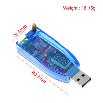 เครื่องปรับปริมาณความแรง USB Step Up/Down Converter สําหรับไฟฟ้า LED DC-DC 5V เป็นไฟฟ้า DC 1-24V