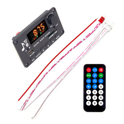 โมดูลบลูทูธพลังงานสูง 2x40W แอมพลิเฟียร์รถยนต์ บอร์ดแม่ที่มีการสนับสนุนรูปแบบเสียง APE และอายุการใช้งานแบตเตอรี่ 20+ ชั่วโมง