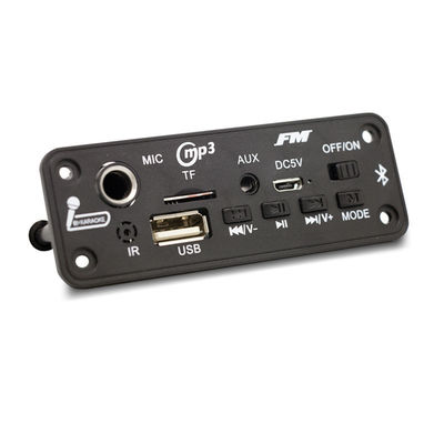 บอร์ดถอดรหัส 2X3W BT 5.0 พร้อมวิทยุ FM และโมดูลเครื่องเล่น MP3 สำหรับการเล่นเสียง