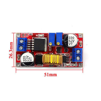 5A ปัจจุบันคงที่ปริมาตรฐานคงที่ LED Driver Converter Board XL4015 โมดูลไฟฟ้า