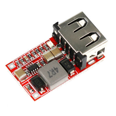 ประเภทการติดตั้งมาตรฐาน 6-24V DC Step Down Power Module Off Board สําหรับชาร์จ USB สําหรับรถยนต์