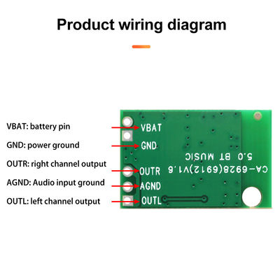 12V DC Power Amplifier Module Board 23*15MM โมลด์ส่วนตัว NO Bluetooth 5.1 เครื่องเสียง