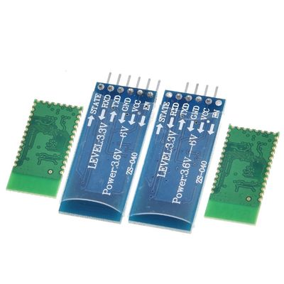 โมดูล Bluetooth แบบไร้สาย HC-05 HC-06 เครื่องรับ RF พร้อม 2.4G ความถี่ 3.3V ระดับ TTL และ 10 เมตร Range UART Converter