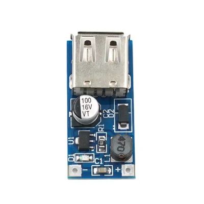 แบตเตอรี่เซลล์เดียว โมดูลไฟฟ้าขั้นสูง 5V 600MA ชาร์จ DC-DC Boost Converter