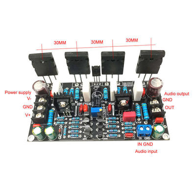 2.0 ช่องทาง 200W โมโนทุ๊บ แอมเปอร์ บอร์ด 1943 5200 บอร์ดเครื่องขยายพลังงานเสียง โมลด์ส่วนตัว
