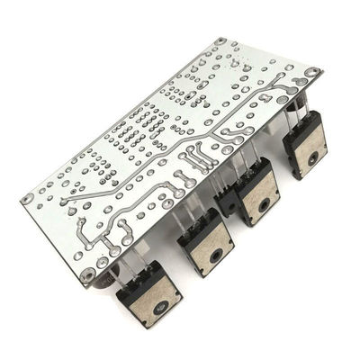 บอร์ดเครื่องขยายพลังงานแบบมโน 200W พร้อมท่อคู่ Toshiba 1943 + 5200 และระยะสัดส่วนการไฟฟ้าขนาดใหญ่ (20V-90V)