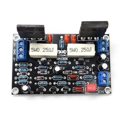 100W DC 35V C1-001 โมโนช่อง HIFI การขยายเสียงบอร์ดที่มี 2SC5200 2SA1943 ท่อ