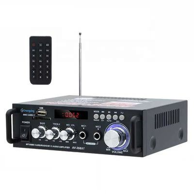 เครื่องขยายเสียงสเตรีโอ LDZS AV-298BT สําหรับเครื่องขยายเสียงรถยนต์และ KTV Home