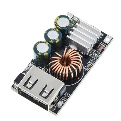 การชาร์จโทรศัพท์มือถือฉุกเฉินด้วย QC3.0 DIY Fast Charger Board และไฟฟ้า 24W