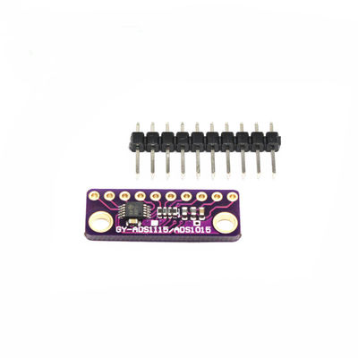 ADS1115 ADS1015 16 บิต ADC 4 ช่อง โมดูลปรับพลังงานแบบโปรแกรมได้ 2.0V ถึง 5.5V