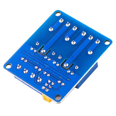 โมดูลรี 2 ช่องที่มีการแยก Optocoupler สอง 3.3V 5V 12V 24V โมดูลไฟฟ้า