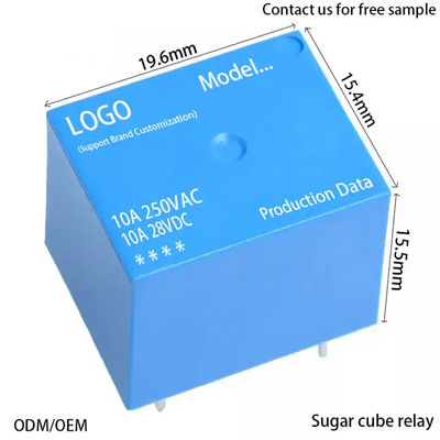 พีซีบี มินิ อิเล็กทรอมักนติก รีเลี T73 พลังงาน 10A 10amp 1 Co Dc 5V 12V 24 24V 24vdc 4 Pin 5pines 5 Pines