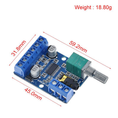 พลังงาน 30Wx2 บอร์ดเครื่องขยายเสียงดิจิตอลสเตเรีย 12V/24V พลังงานไฟฟ้า DIY DY-AP3015 บอร์ดเสียง