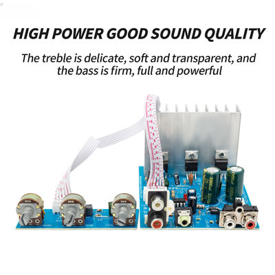 TDA2030 Subwoofer Power Amplifier Board 2.1CH 15W*2 30W สเตเรียออดิโอแอมพลิเฟียร์ด้วยพลังงาน AC 12V