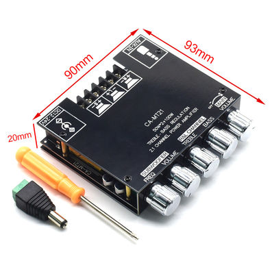 CA-MT21 2.1 ช่องทาง BT 5.0 Subwoofer Amplifier Board 2*50W+100W 12-24V AMP+BT