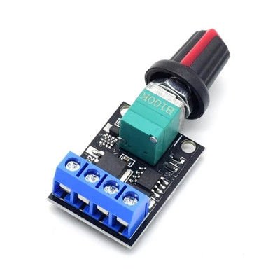 CA-110A 5V/12V 10A PWM DC Motor Speed Controller เครื่องควบคุมความเร็วแบบไม่มีขั้นตอน เครื่องควบคุมความเร็วแบบ LED Dimmer Power Governor โมเตอร์ไดรฟ์บอร์ด