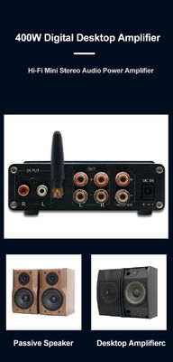 100W*2+200W Home Audio Power Amplifier พร้อม Bluetooth 5.0 และ 2.1 Channel มินิ ไฮฟาย สเตเรีย ชั้น D Digital Amp