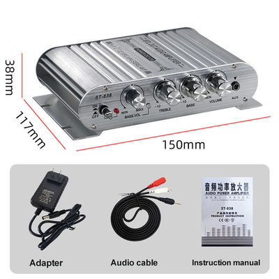2.1 ช่อง 12V Amplifier Board พร้อมพลังงานออก 80WX2 + 80W สําหรับบ้าน Hi-Fi Digital Audio