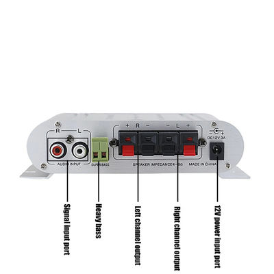 2.1 ช่อง 12V Amplifier Board พร้อมพลังงานออก 80WX2 + 80W สําหรับบ้าน Hi-Fi Digital Audio