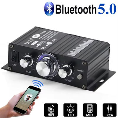 AK-270 12V 30W+30W 2.0 Channel Bluetooth Power Amplifier สําหรับโรงภาพยนตร์ในบ้าน