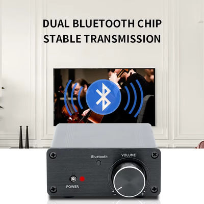 TPA3116 เครื่องขยายเสียงดิจิตอล 100W สเตเรีย HiFi ชั้น D พร้อมบลูทูธ 5.0 และโฮสติกสแตนเลสอลูมิเนียม