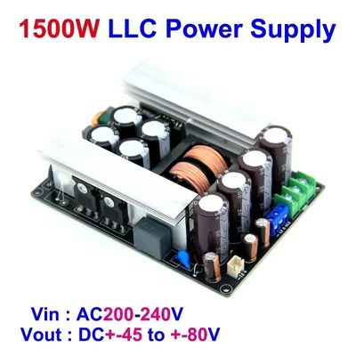 1500W LLC 5-Way Switching Module Power Supply Board Mount AC DC Converter สําหรับเครื่องกระตุ้นเสียงดิจิตอล LLC-1500W