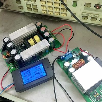 การออกแบบสองแบบ 1000W LLC Soft Switching Power Amplifier Board ±35V ถึง ±80V DIY Audio Board Mount AC DC Converters