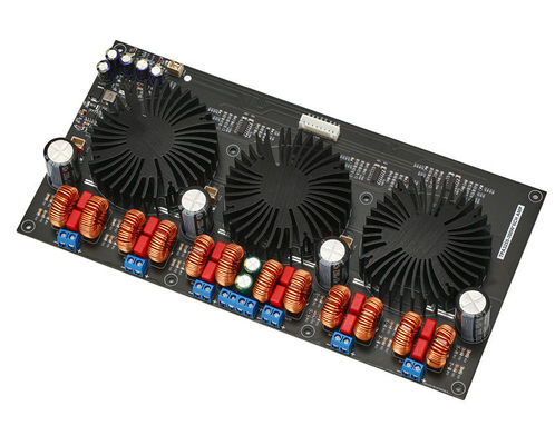 TPA3255 300W*6 DC24-48V บอร์ดเครื่องขยายเสียง ประเภท D บอร์ดเครื่องขยายพลังงานสูง 6 ช่อง บอร์ดเครื่องขยายพลังงานพัดลมดิจิตอล