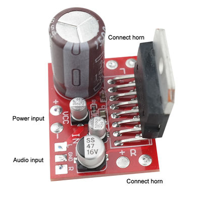 TDA7379 โมดูลเครื่องขยายพลังงานสเตเรีย ช่องสอง DC9V-17.5V 38W+38W เครื่องขยายเสียง