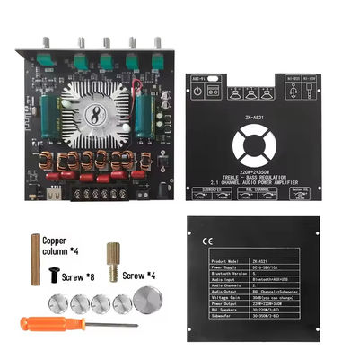 ZK-AS21 2.1 Channel Audio Amplifier Module TPA3255 Subwoofer 220WX2+350W 220WX2+350W แอมพลิเฟอร์บอร์ด ZK-AS21