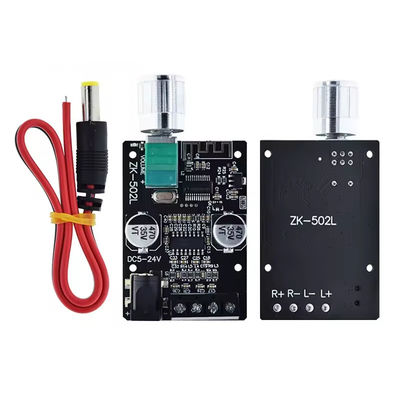 ZK-502L มินิ สําหรับ Bluetooth 5.0 DC 5-24V 50Wx2 เครื่องกระตุ้นพลังงานสเตรีโอ เครื่องกระตุ้นเสียงไร้สาย บอร์ดดิจิตอลสําหรับ Bluetooth เครื่องกระตุ้น Spe