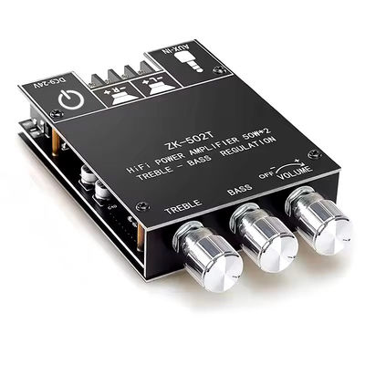 TPA3116D2 Subwoofer Audio Amplifier Module ZK-502T บอร์ดสเตียโรออดิโอ 2 ช่องทาง พร้อม 2 * 50W Bass AMP และการสื่อสาร AUX