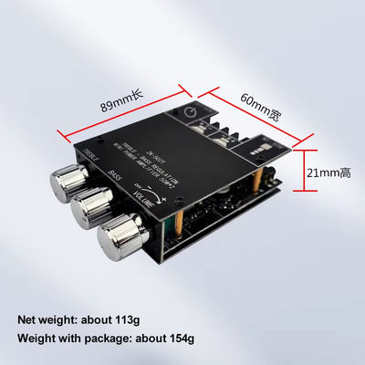 TPA3116D2 Subwoofer Audio Amplifier Module ZK-502T บอร์ดสเตียโรออดิโอ 2 ช่องทาง พร้อม 2 * 50W Bass AMP และการสื่อสาร AUX