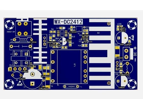 WX-DC2412 แผ่นไฟฟ้าสลับ 100W โมดูลไฟฟ้าสูง แผ่นไฟฟ้าเปล่า AC DC 24V4A